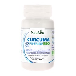 Curcuma et Piperine - Complément alimentaire NATAVÉA 60 gélules