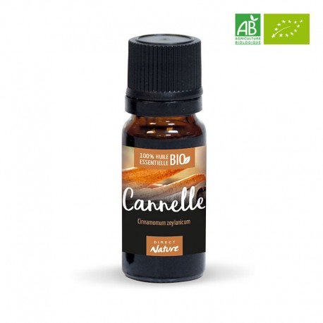 Huile essentielle de Cannelle certifiée BIO - DIRECT NATURE